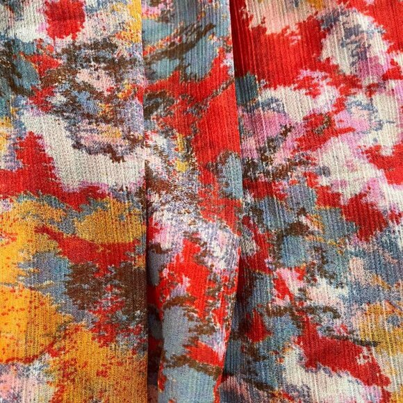 Free People Juliana Maxi Dress β Cherry Combo β Size XS - Picture 8 of 9